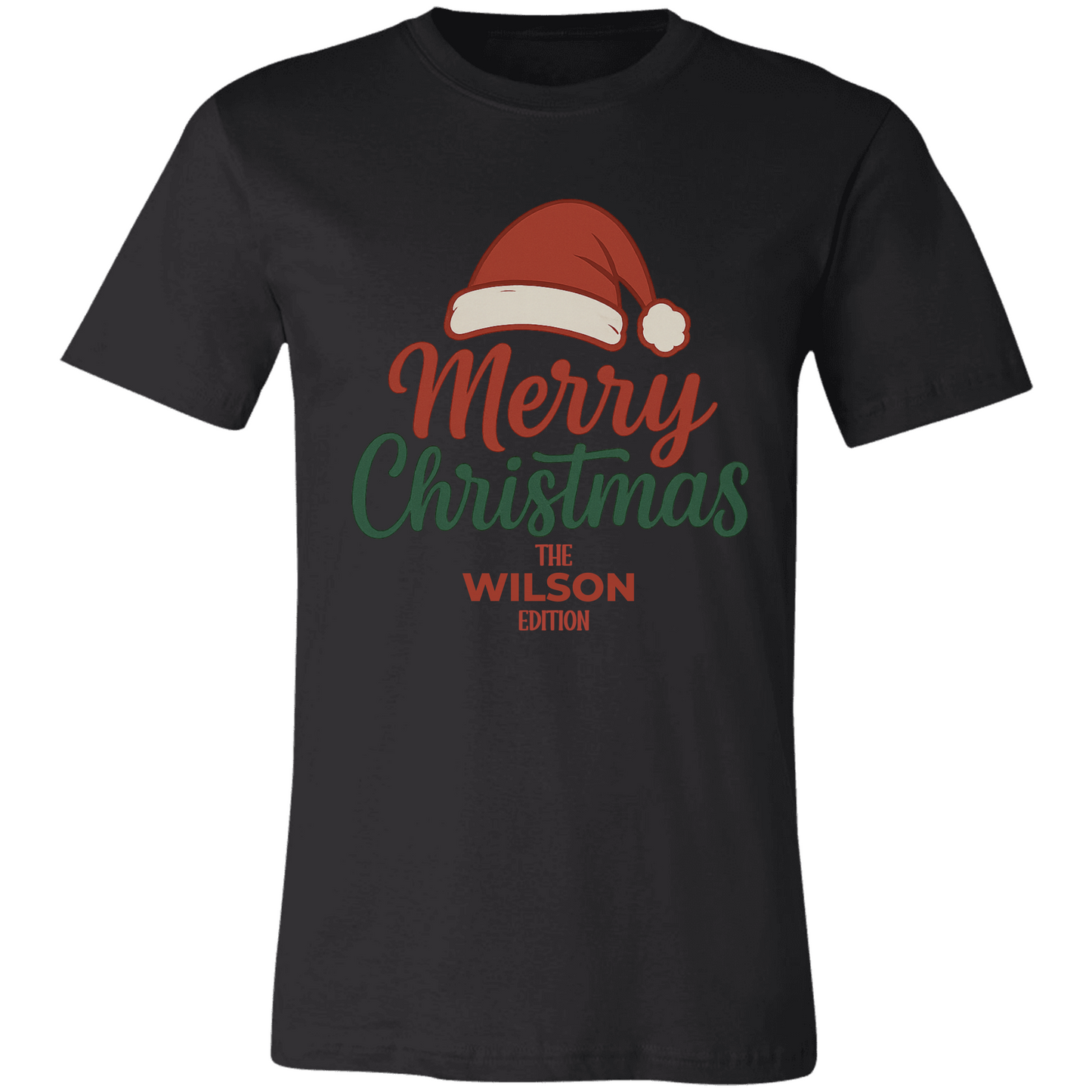 Merry Christmas T-Shirt with PERSONALIZATION