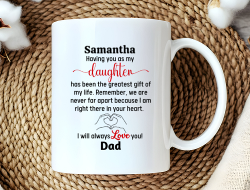 Greatest Gift Daughter Mug