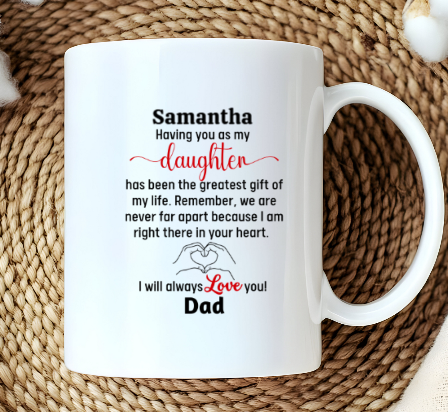 Greatest Gift Daughter Mug