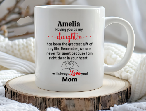 Greatest Gift Daughter Mug