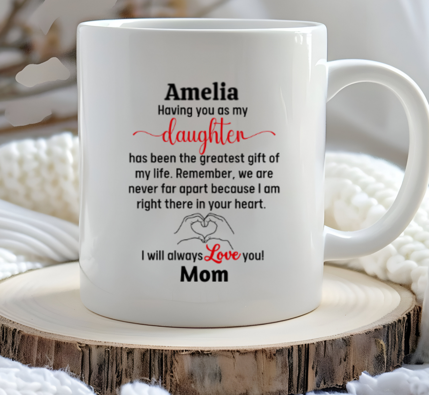 Greatest Gift Daughter Mug